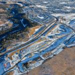 Looking southeast at 146 Avenue / Fish Creek Boulevard