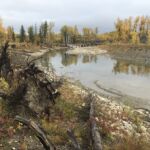 View of a realigned portion of Fish Creek (looking east)