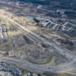Earthworks near Highway 8 and 69 Street (looking southeast)