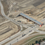 New bridge at 37 Street and 130 Avenue / Buffalo Run Boulevard (looking northwest)