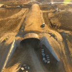 Weaselhead Road Tunnel under SWCRR